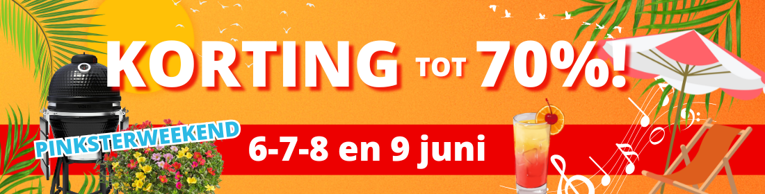 Zomersale op de parkeerplaats bij Groenrijk Maasbree