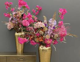 Foam- en zijdebloemen